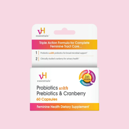vH Essentials – Women’s Probiotics with Prebiotics, Cranberry & Vitamin C
