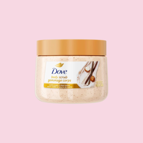 Dove Exfoliating Body Scrub – Vanilla Sugar & Shea Butter