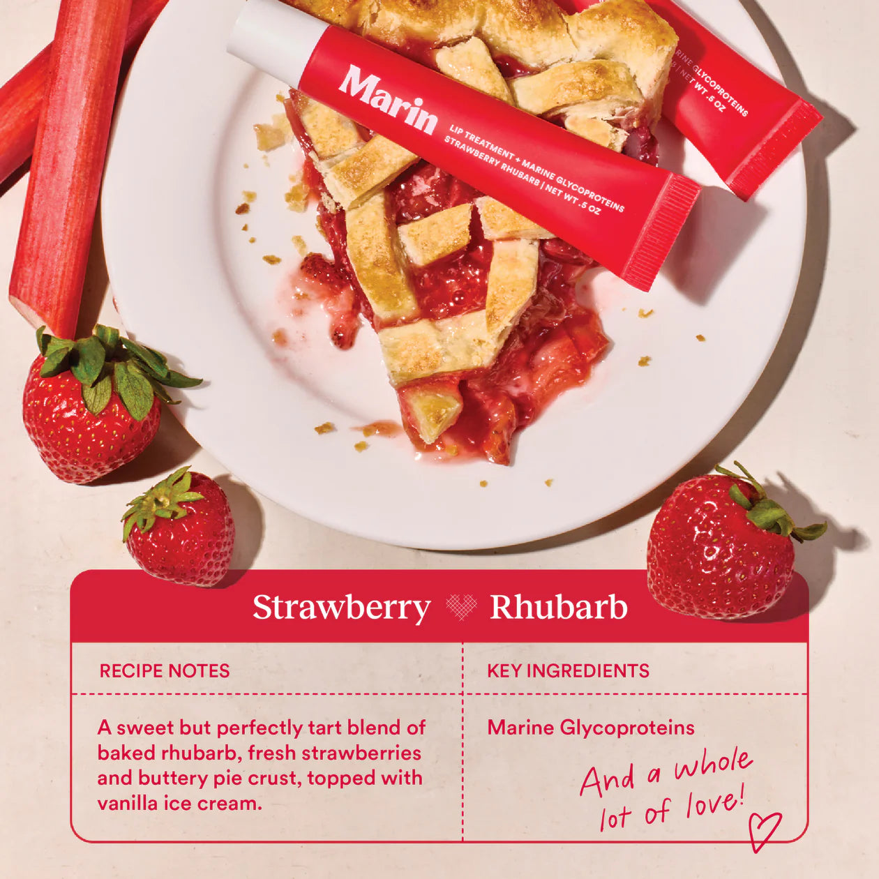 Marin Lip Treatment – Strawberry Rhubarb (10g)