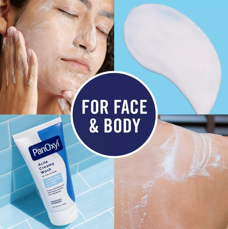 PanOxyl Acne Creamy Wash – 4% Benzoyl Peroxide