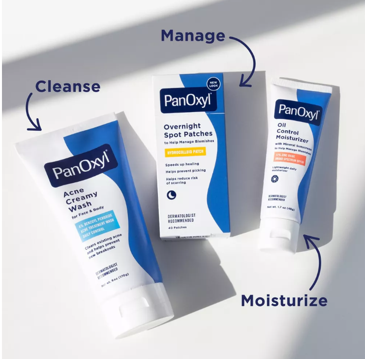 PanOxyl Acne Creamy Wash – 4% Benzoyl Peroxide