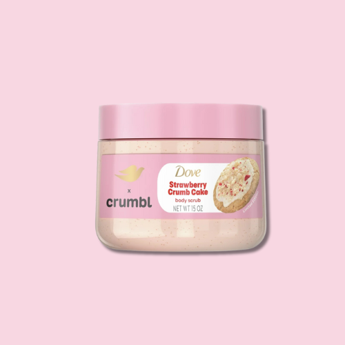 Dove x Crumbl Exfoliating Body Scrub – Strawberry Cookie